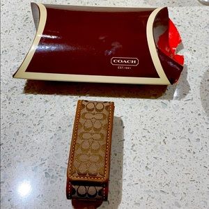 Coach Lipstick Case with Mirror new without tags